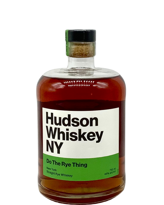 Hudson Whiskey (Tuthilltown Spirits) "Do the Rye Thing" New York Straight Rye Whiskey 750ml