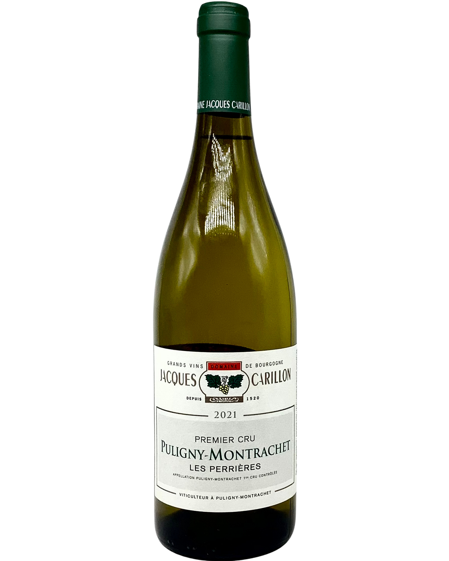 Jacques Carillon, Chardonnay, Puligny-Montrachet 1er Cru Les Perrières, Côte de Beaune, Burgundy, France 2021 newarrival