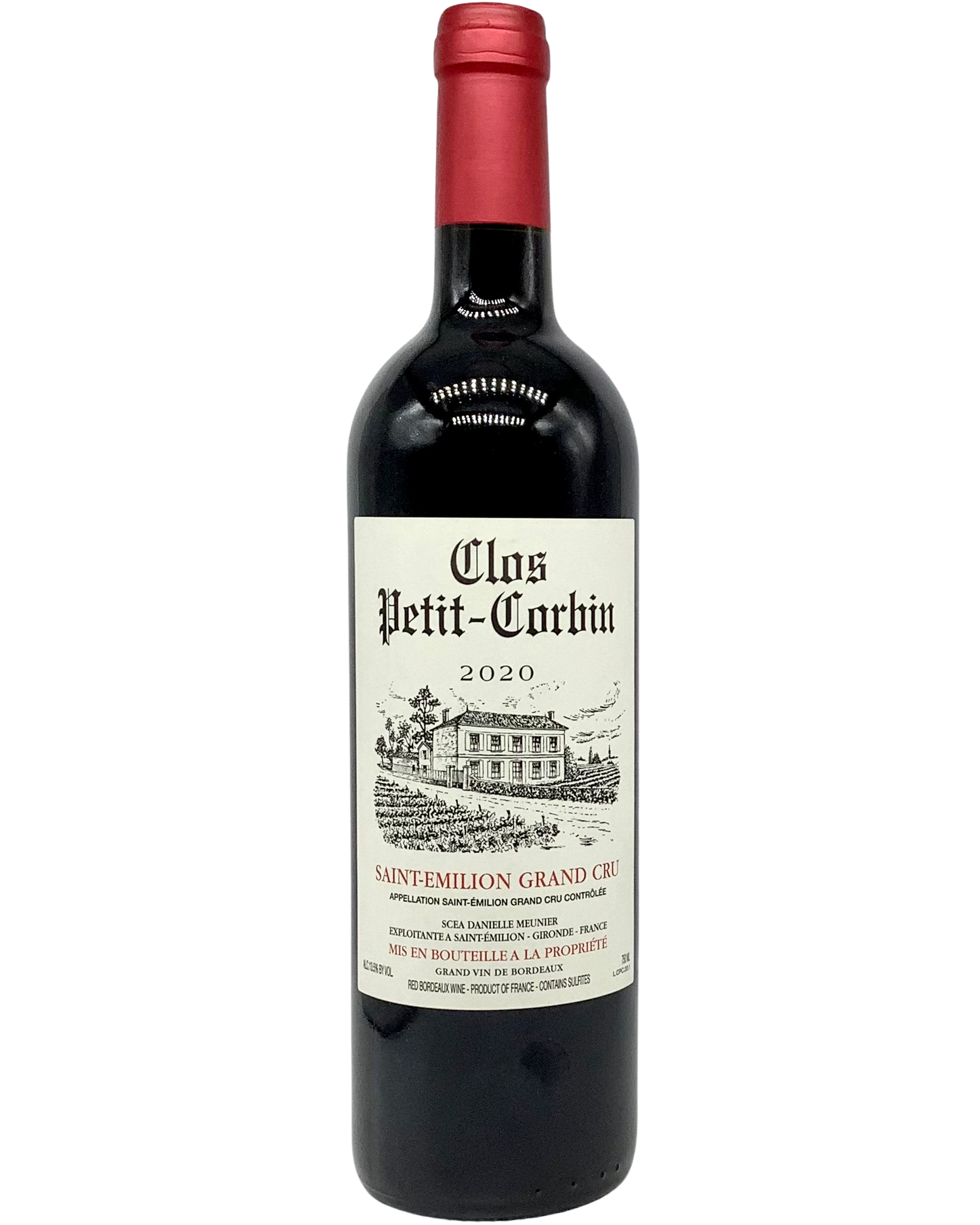 Château Haut-Segottes, Merlot "Clos Petit-Corbin" Saint-Émilion Grand Cru, Bordeaux, France 2022 organic