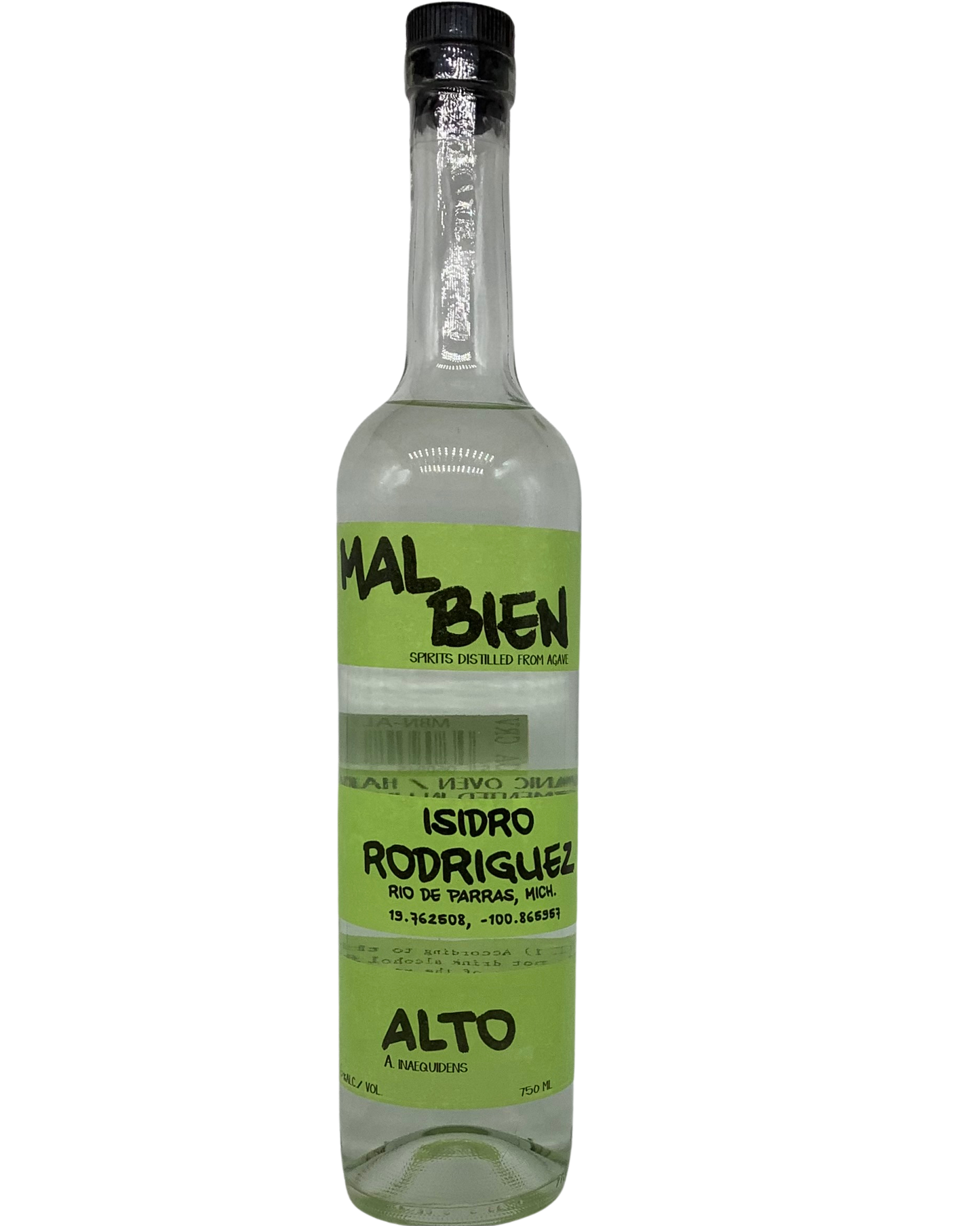 Mal Bien, Mezcal, Alto "Isidro Rodriguez" Oaxaca, Mexico
