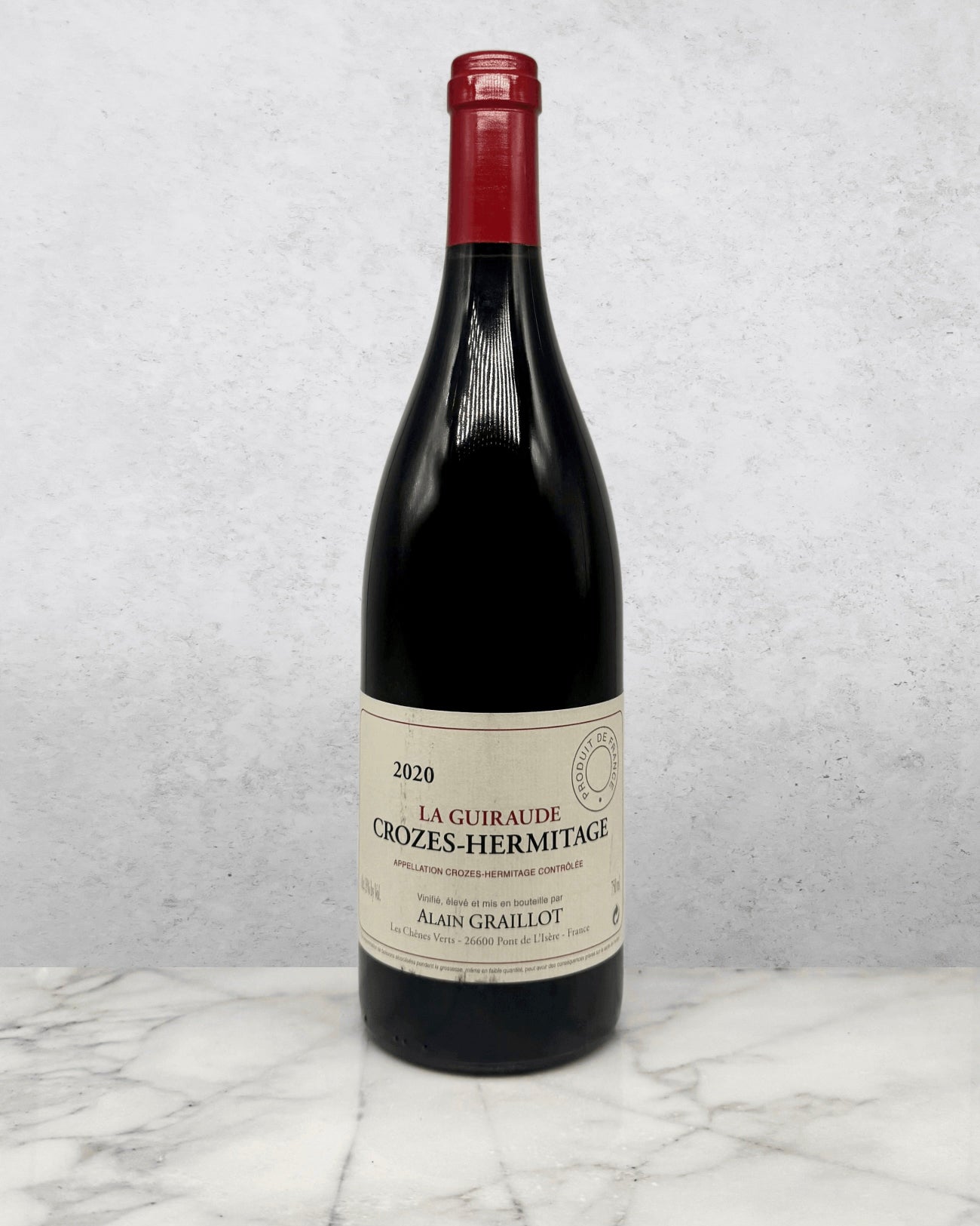 Alain Graillot, Syrah, Crozes-Hermitage "La Guiraude" Northern Rhône, France 2020