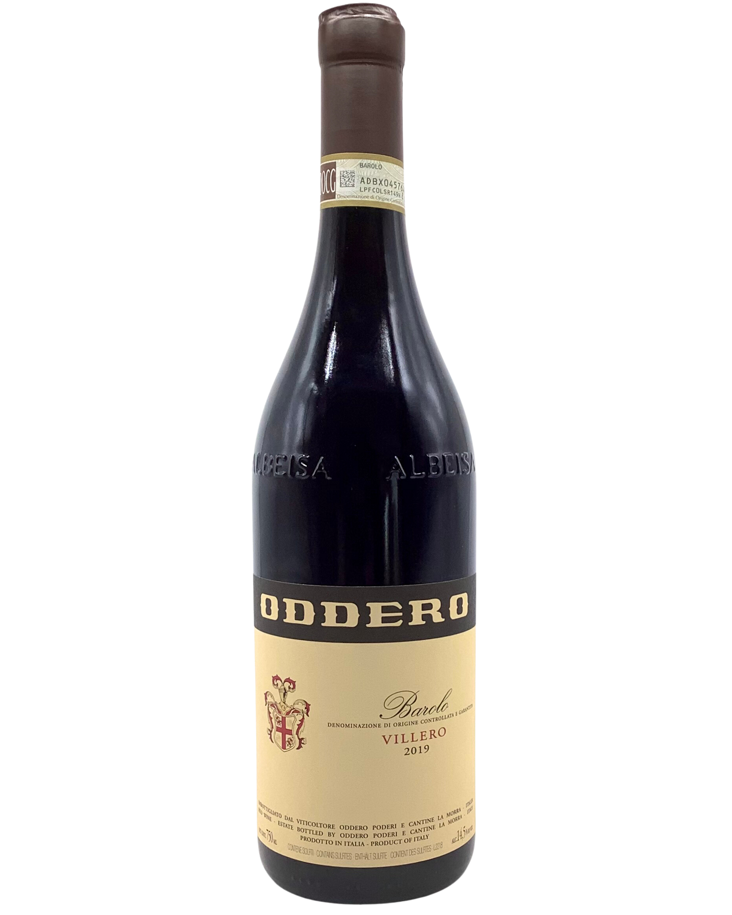 Oddero, Nebbiolo, Barolo "Villero" Piedmont, Italy 2019 organic