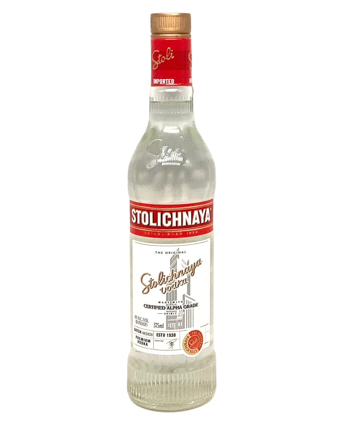 Stoli Vodka, Riga, Latvia 375ml