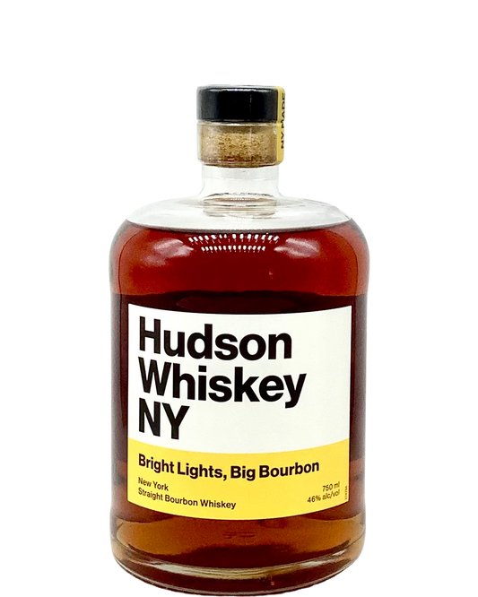 Hudson Whiskey (Tuthilltown Spirits) "Bright Lights, Big Bourbon" New York Straight Bourbon Whiskey 750ml