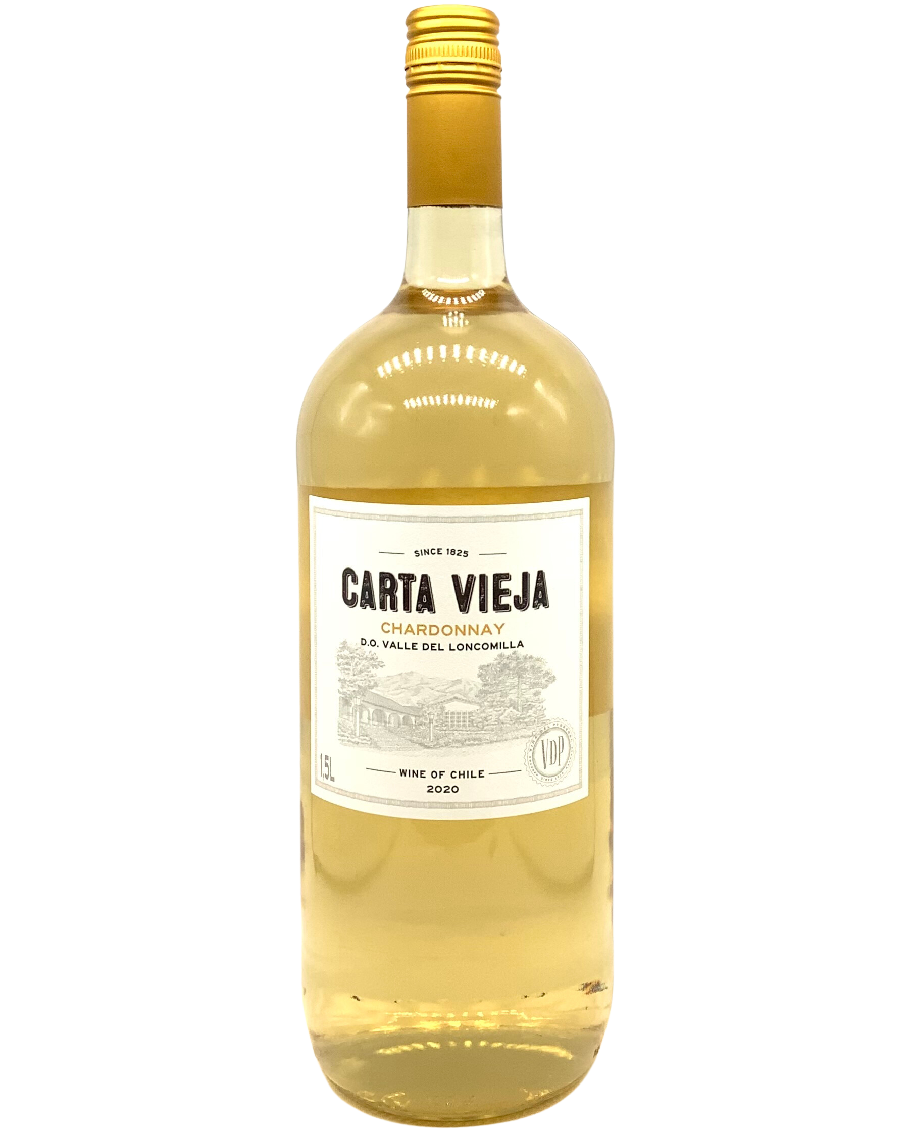 Carta Vieja, Chardonnay, Valle del Loncomilla, Chile 2024 1.5L