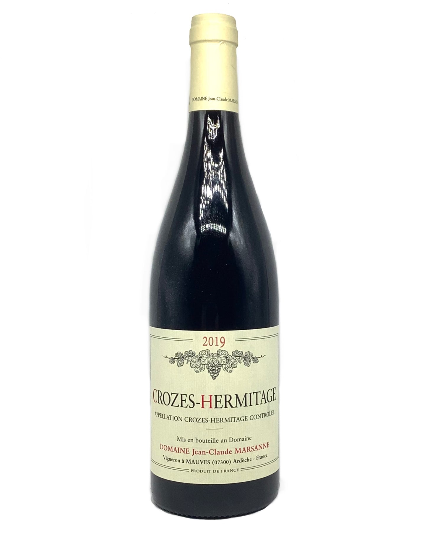 Jean-Claude Marsanne, Syrah, Crozes-Hermitage, Northern Rhône, France 2022