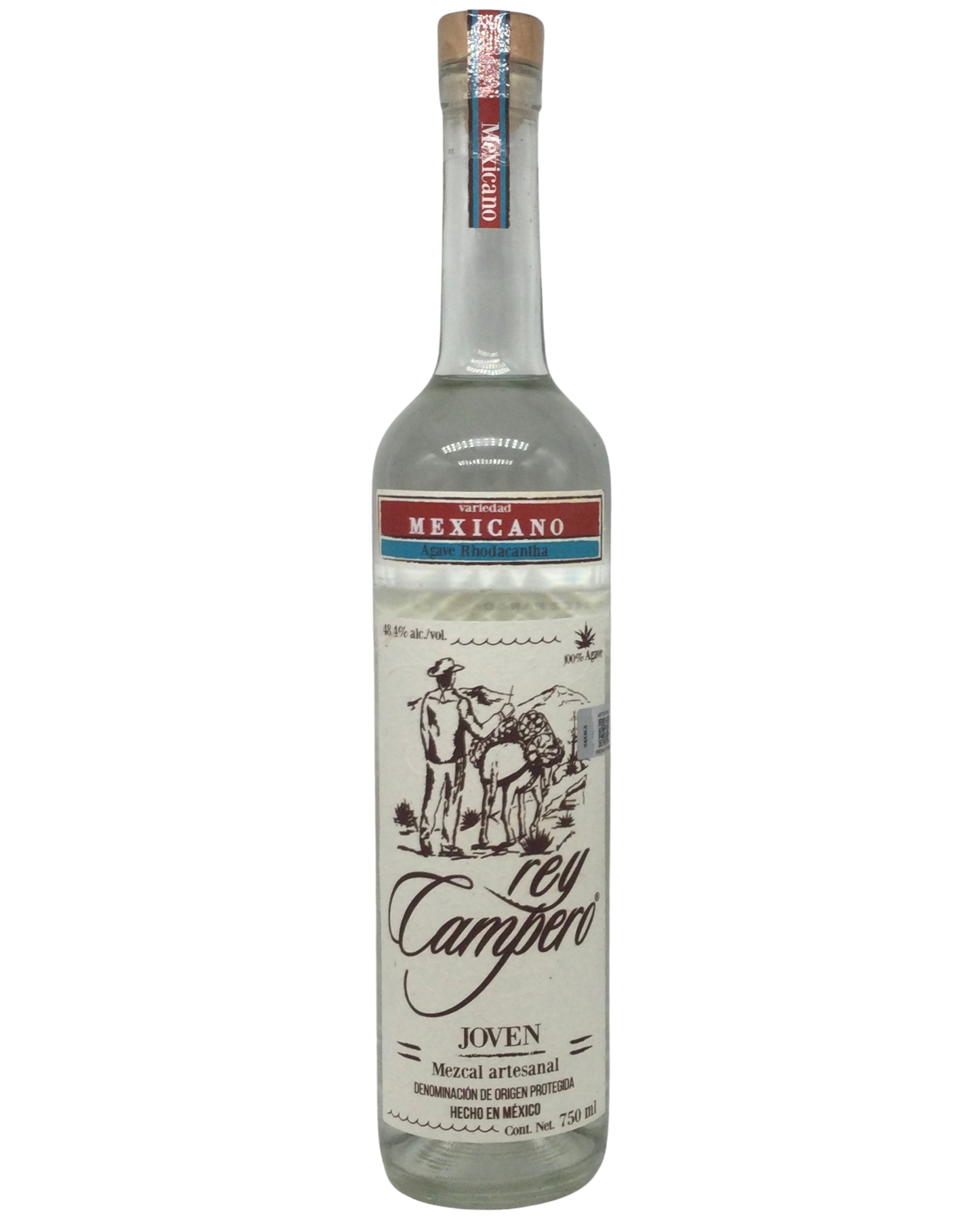 Rey Campero Mezcal Joven "Variedad Mexicano" Agave Rhodacantha, Oaxaca, Mexico 750ml newarrival