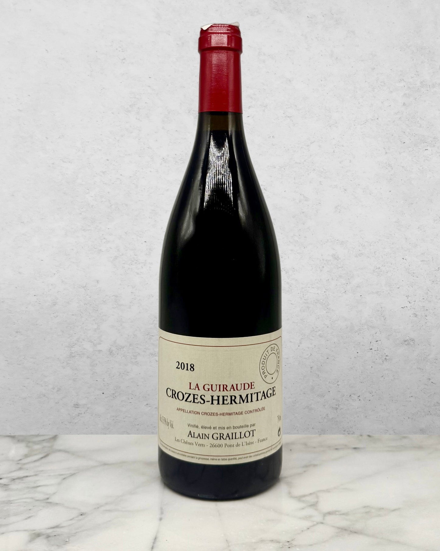 Alain Graillot, Syrah, Crozes-Hermitage "La Guiraude" Northern Rhône, France 2018
