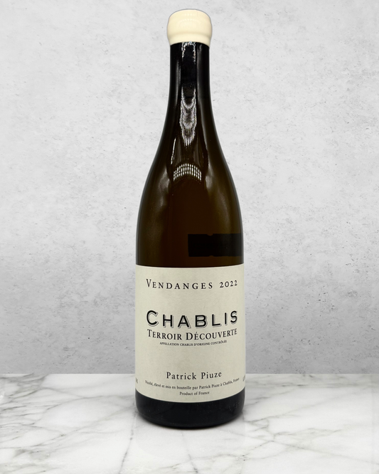 Patrick Piuze, Chardonnay, Chablis "Terroir Découverte" Burgundy, France 2022