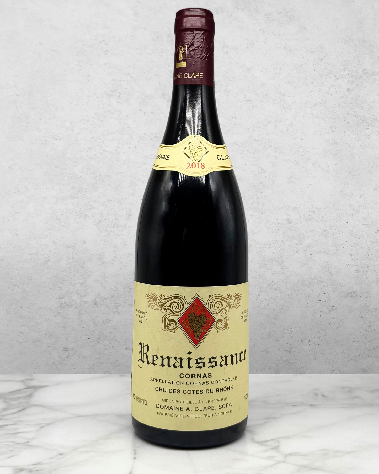 Domaine Auguste Clape, Syrah, Cornas "Cuvée Renaissance" Northern Rhône, France 2018