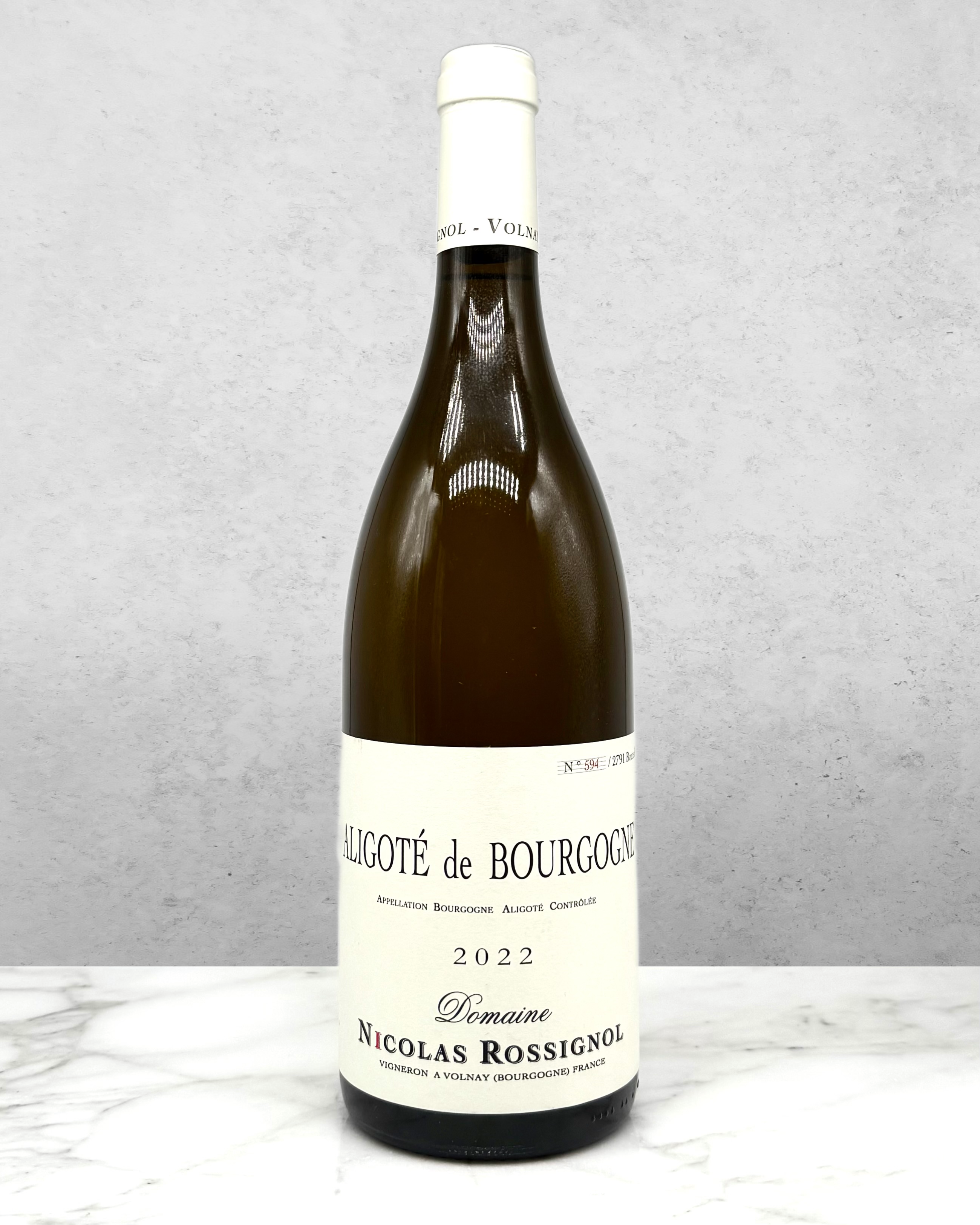 Domaine Nicolas Rossignol, Aligoté, Burgundy, France 2020 – Shawn