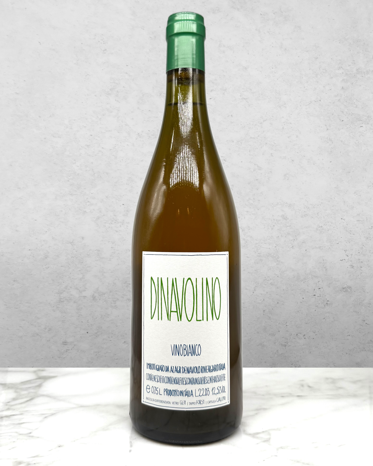 Denavolo, Vino de Tavola "Dinavolino" Emilia-Romagna, Italy NV biodynamic lowsulfur natural orange organic skincontact