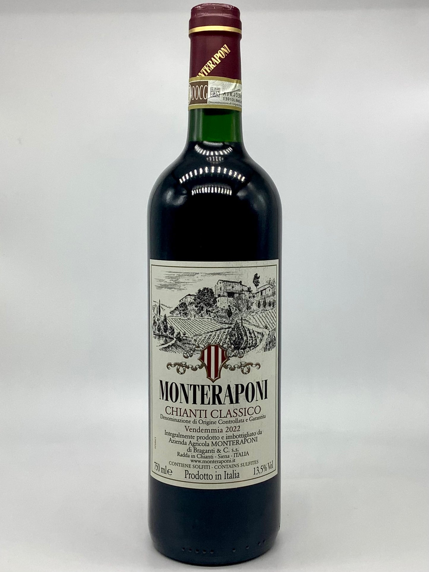 Monteraponi, Sangiovese, Chianti Classico, Tuscany, Italy 2023