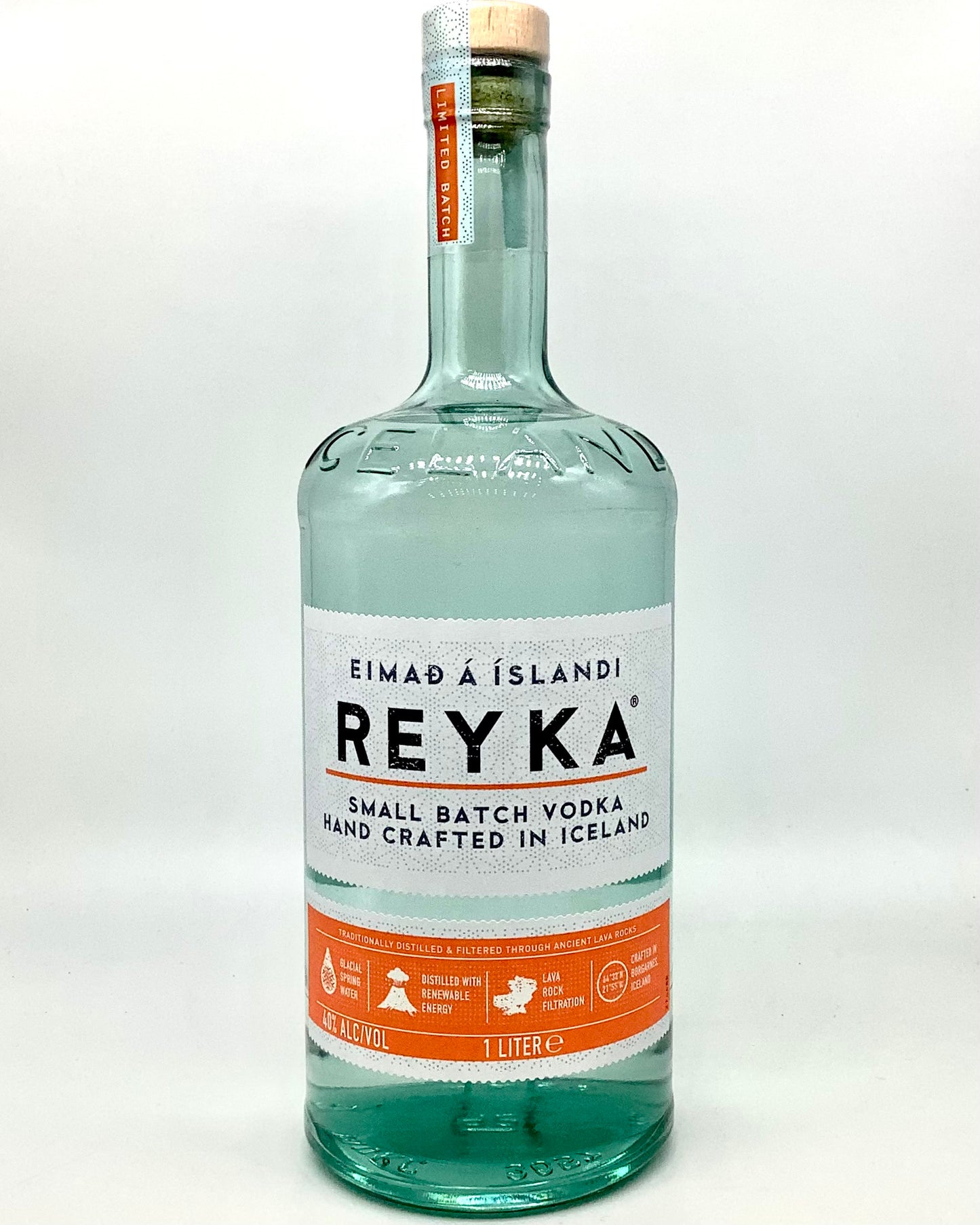 Reyka Small Batch Vodka, Iceland 1L newarrival