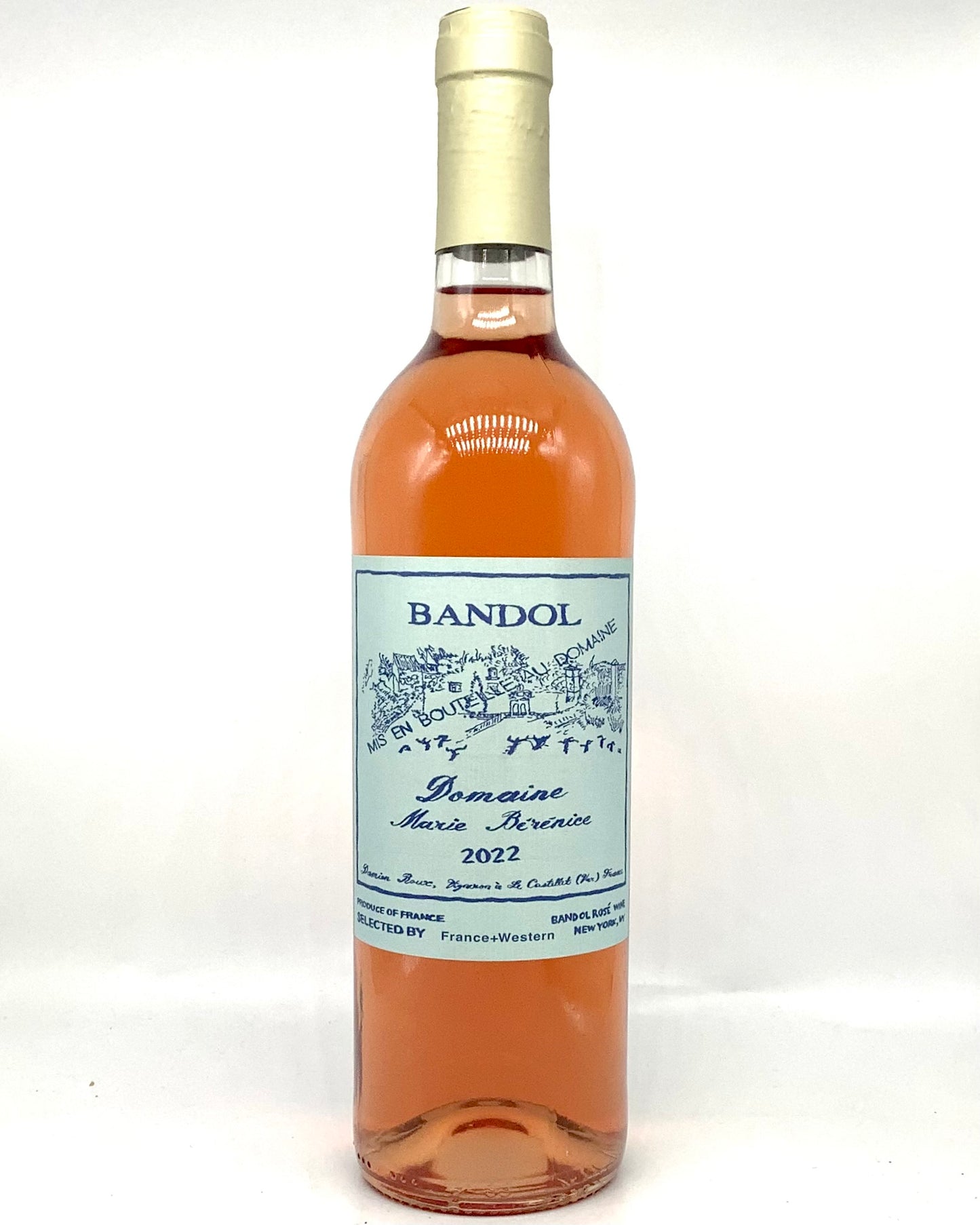 Domaine Marie Bérénice, Mourvedre & Grenache Rosé, Bandol, France 2022 newarrival
