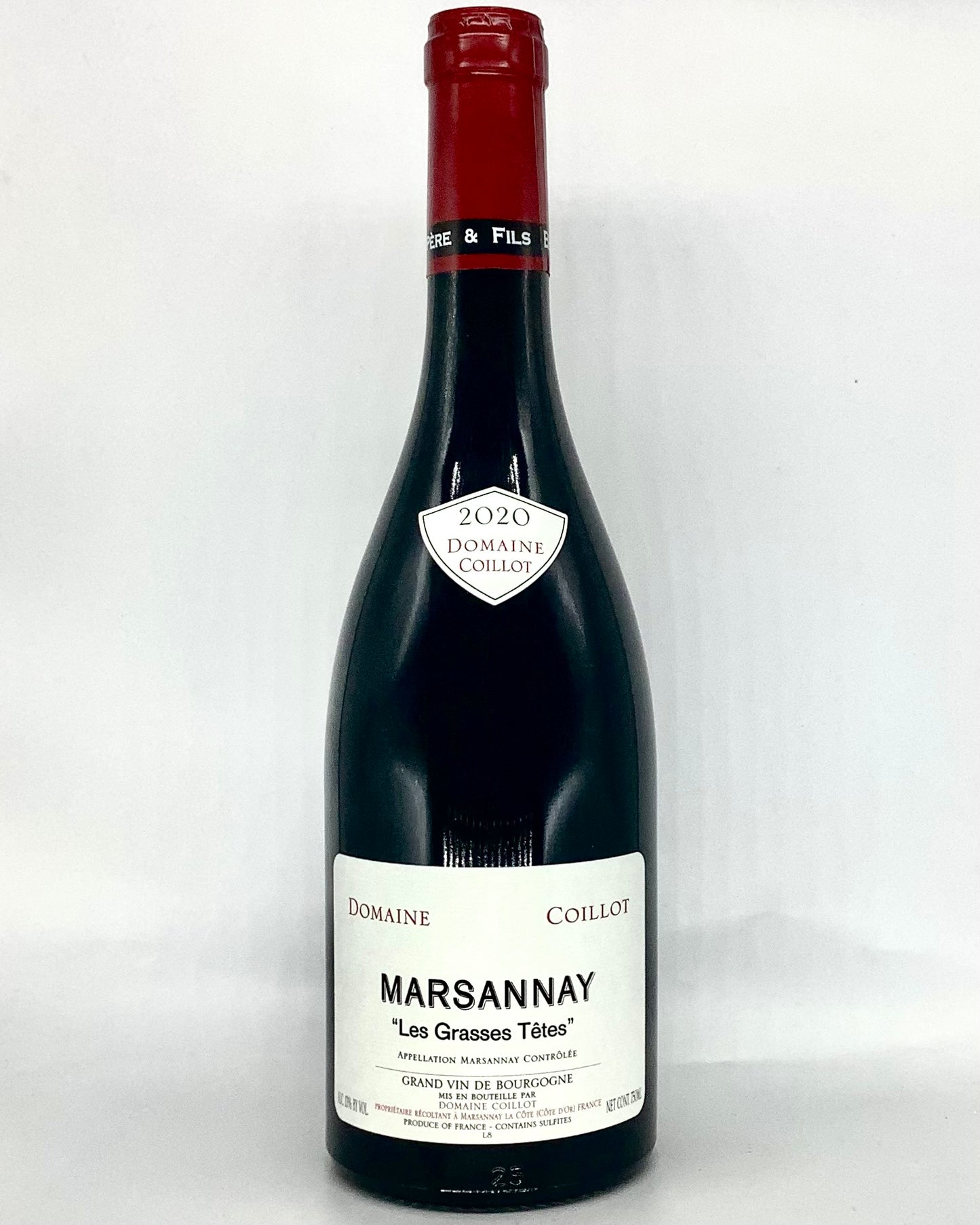 Domaine Coillot, Pinot Noir, Marsannay "Les Grasses Têtes" Côte de Nuits, Burgundy, France 2020 newarrival