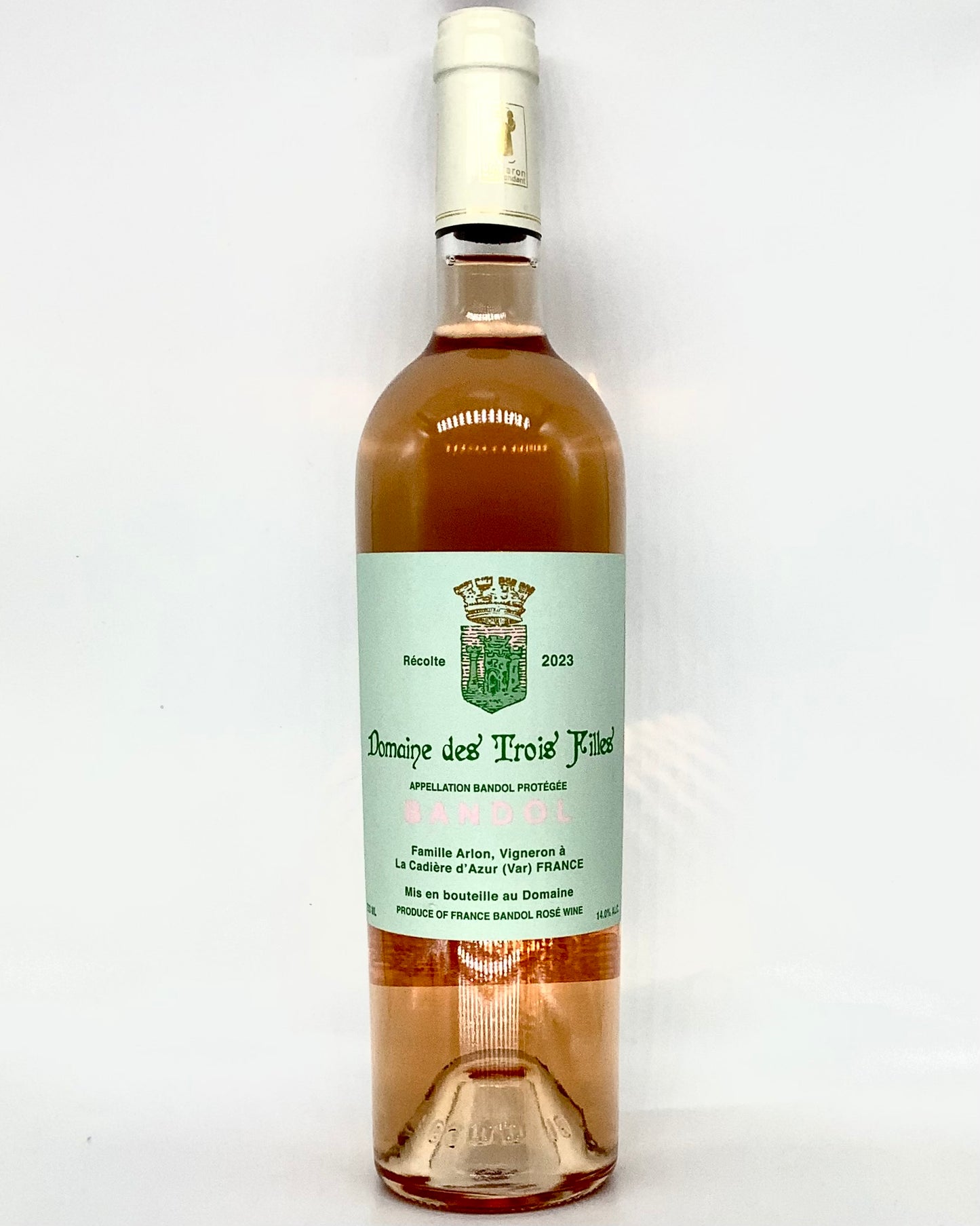 Domaine des Trois Filles, Rosé Bandol, Provence, France 2023 newarrival organic vegan