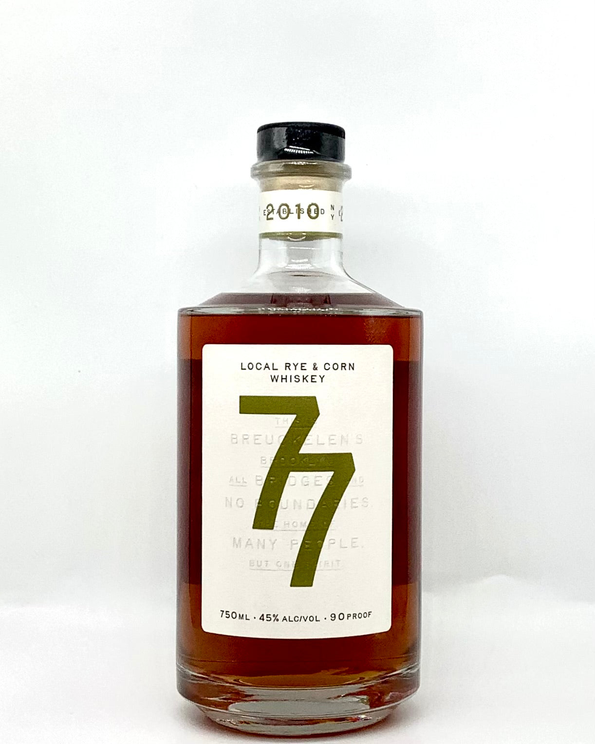 Breuckelen Distilling 77 Local Rye & Corn Whiskey, Brooklyn, New York 750ml newarrival