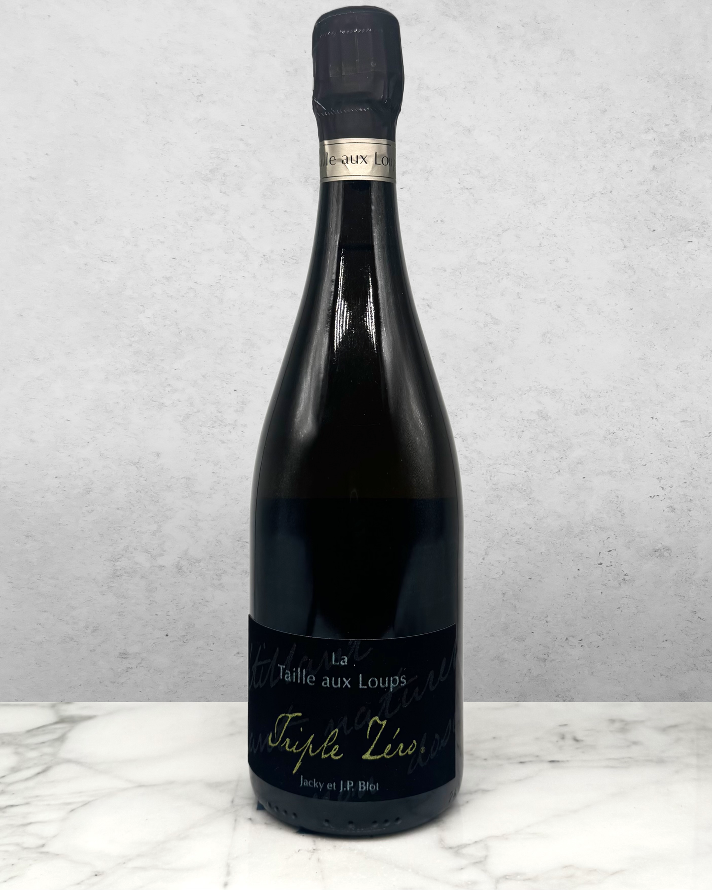 Domaine de la Taille Aux Loups (Jacky et J.P. Blot), Chenin Blanc “Triple Zero” Blanc Pét Nat, Touraine, Loire, France NV organic