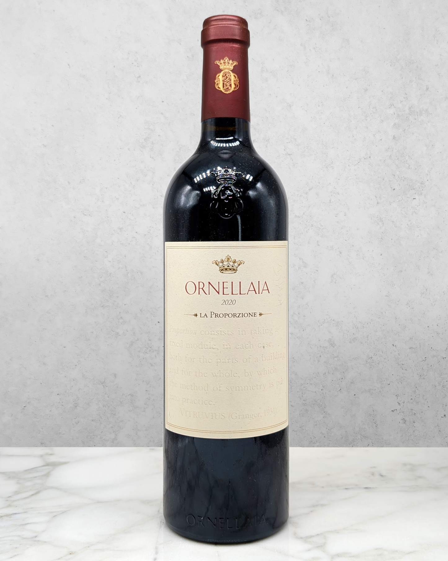Ornellaia, Super Tuscan Blend, Bolgheri Superiore "La Proporzione" Tuscany, Italy 2020 (Artist Label)