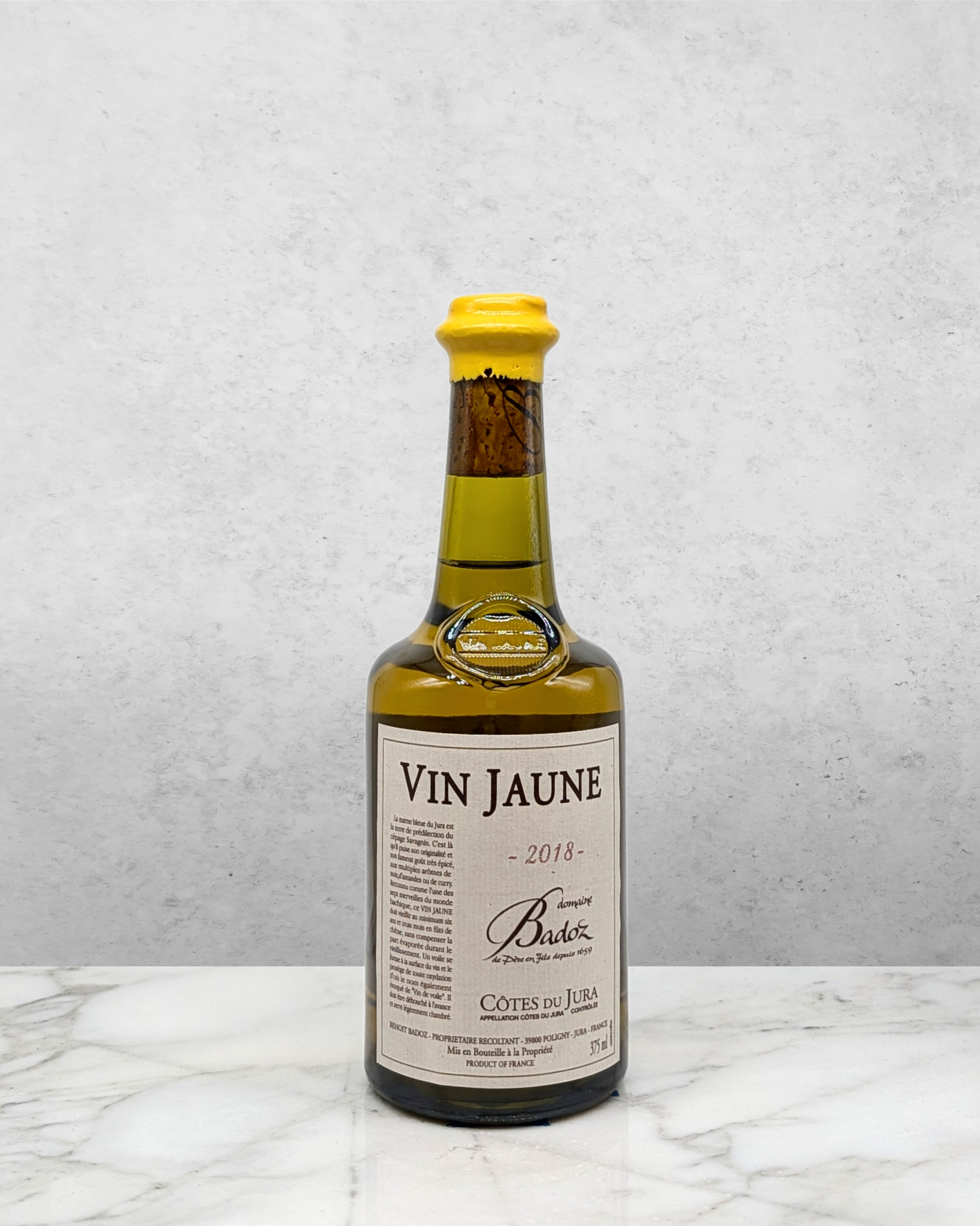 Benoit Badoz, Savagnin, Vin Jaune de Jura, France 2018 375ml