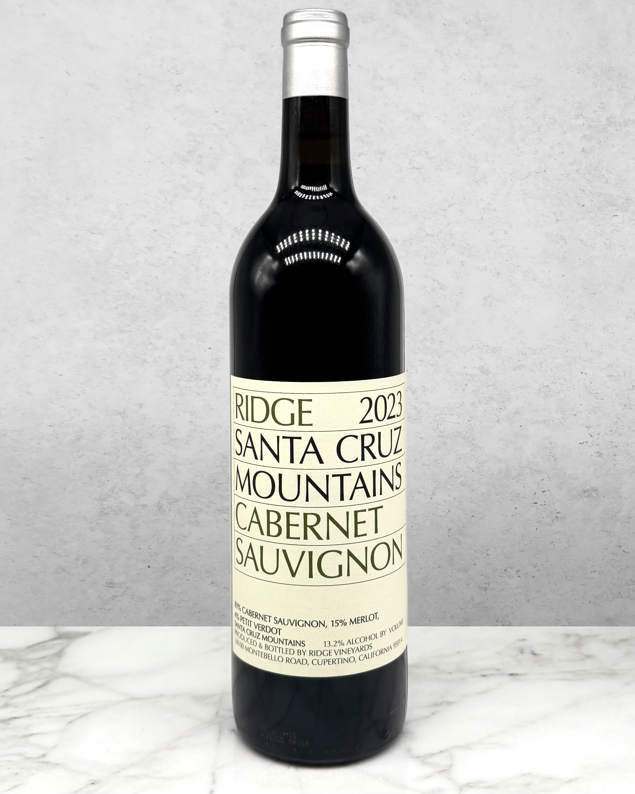 ワイン Ridge Santa Cruz Mountains Cabernet Shop Ridge Vineyards - Estate Santa Cruz Mountains Cabernet