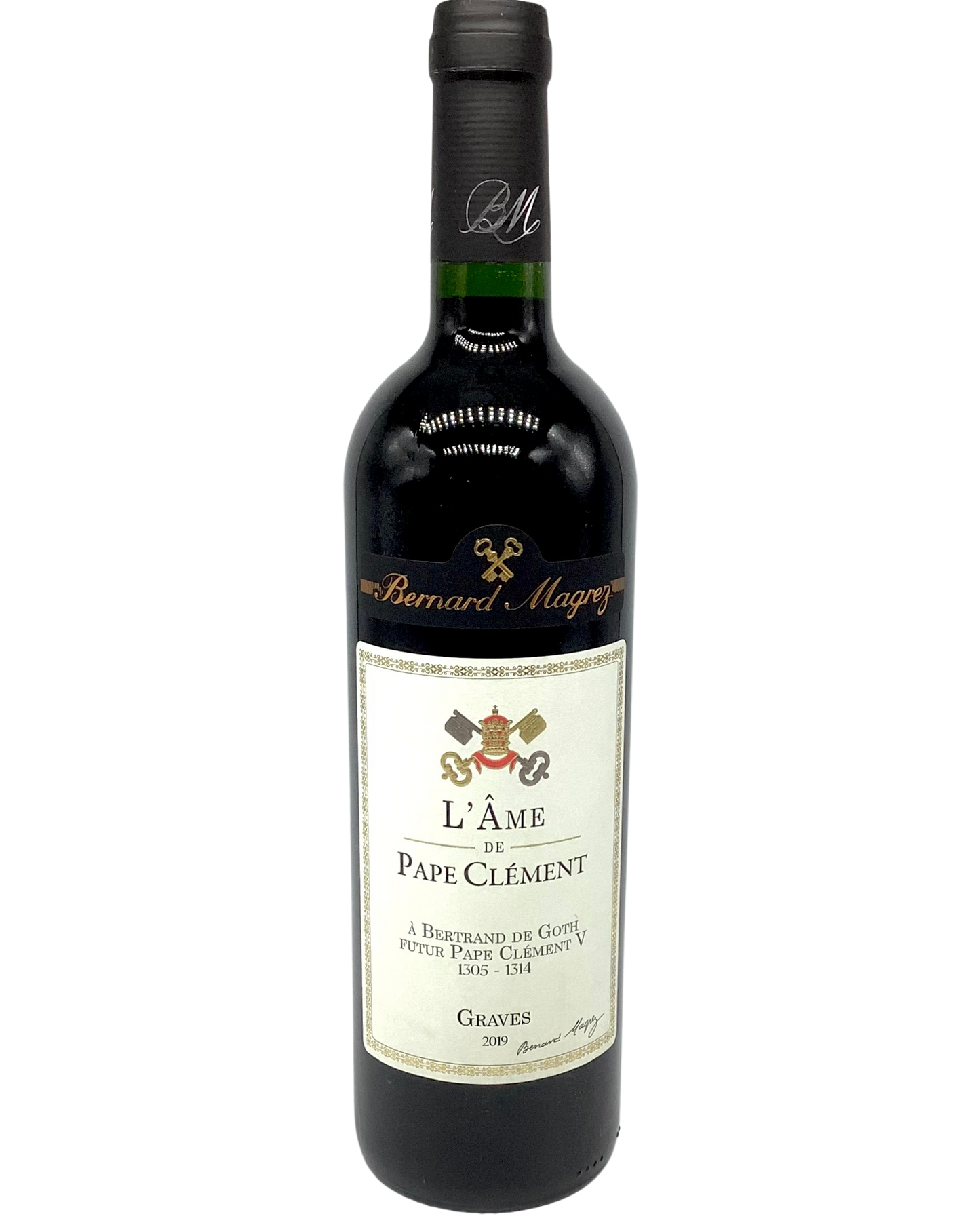 L' Âme de Pape Clément, Graves, Bordeaux, France 2019 (3rd label grand cru classe graves pape clement)
