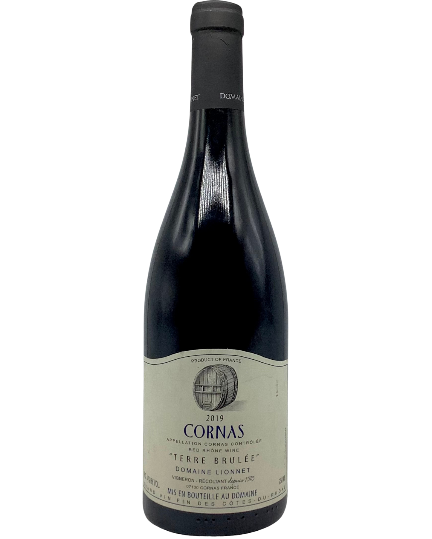 Domaine Lionnet, Syrah "Terre Brulée" Cornas, Northern Rhône, France 2019 organic
