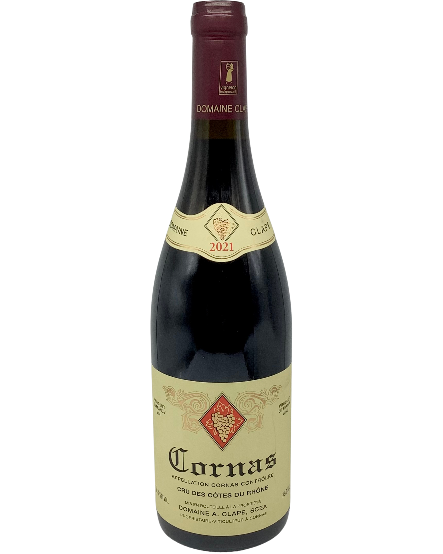 Domaine Auguste Clape, Syrah, Cornas, Northern Rhône, France 2021 certifiedorganic newarrival