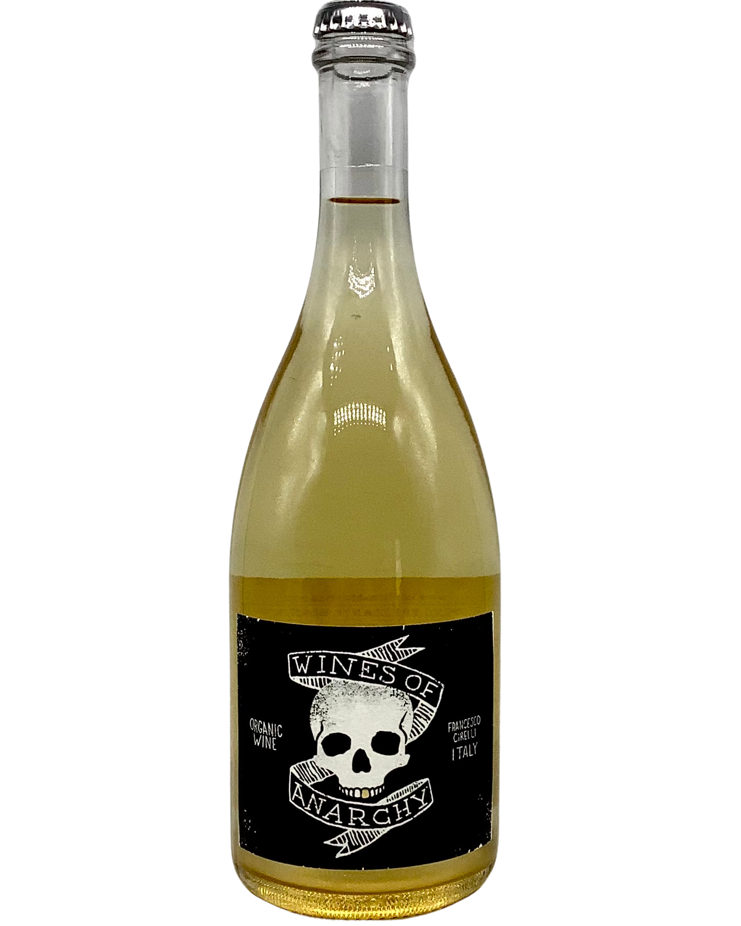 Francesco Cirelli, Trebbiano "Wines of Anarchy" Bianco Frizzante, Abruzzo, Italy NV natural organic vegan