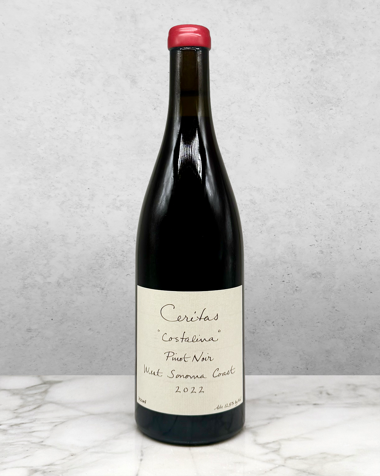 Ceritas, Pinot Noir "Costalina" West Sonoma Coast, California 2022 newarrival organic