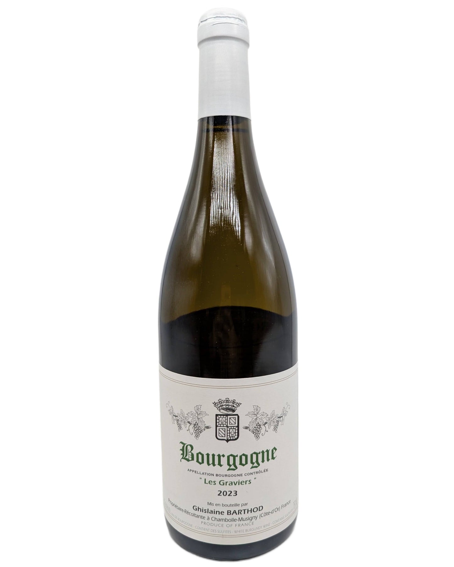 Ghislaine Barthod, Chardonnay, Bourgogne Blanc "Les Graviers" Côte de Nuits, Burgundy, France 2023
