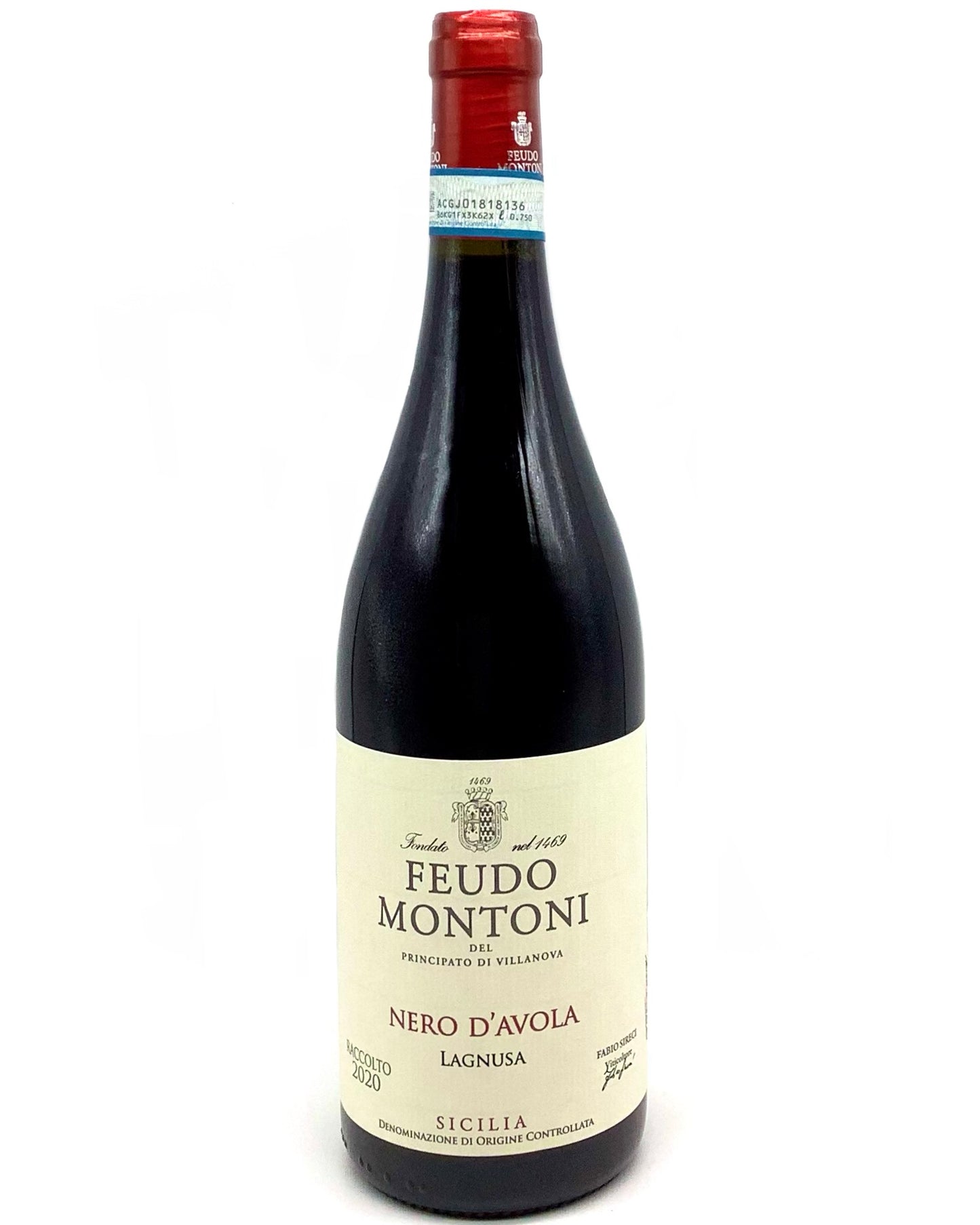Feudo Montoni, Nero d'Avola "Lagnusa" Sicily, Italy 2020 organic