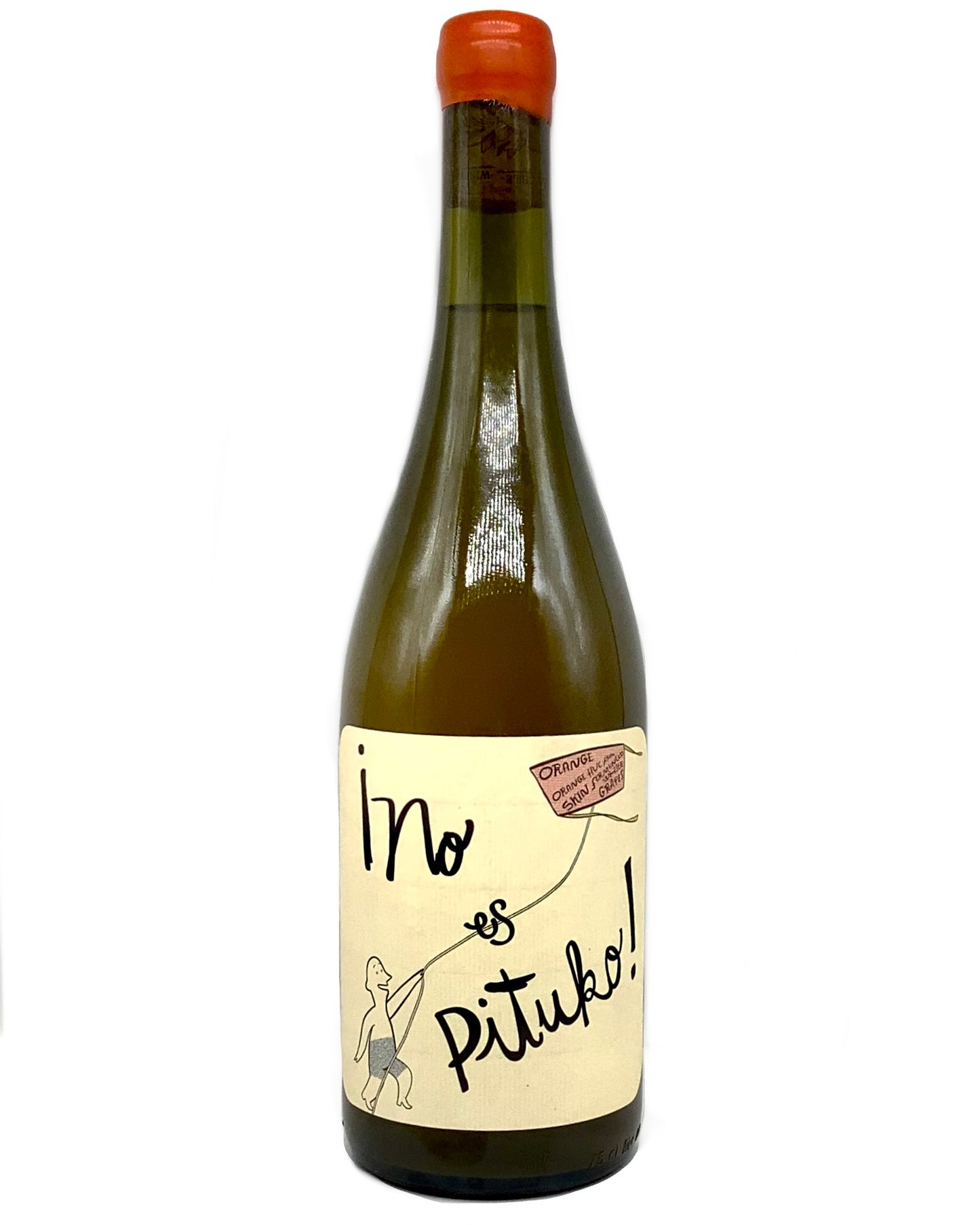 Echeverria, Sauvignon Blanc "No Es Pituko Orange" Curico Valley, Chile 2024 lowsulfur natural orange organic skincontact sustainable