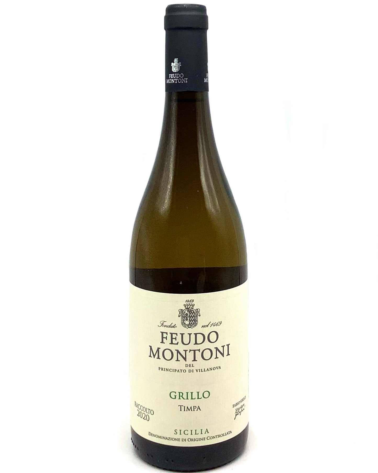 Feudo Montoni, Grillo "Timpa" Sicily, Italy 2023 organic