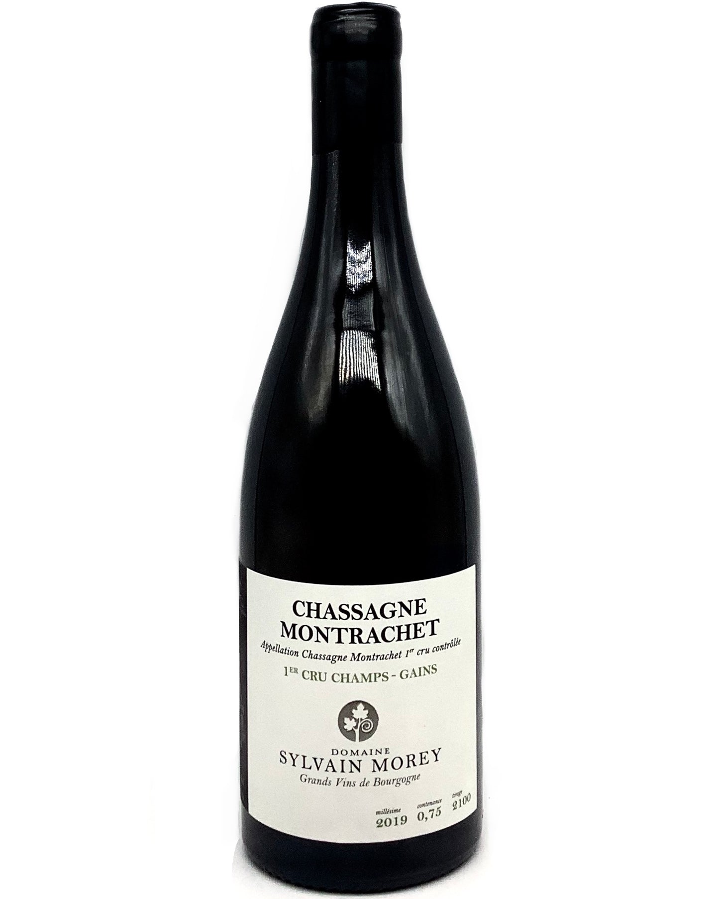 Sylvain Morey, Chardonnay, Chassagne-Montrachet 1er Cru Champ-Gains, Côte de Beaune, Burgundy, France 2019