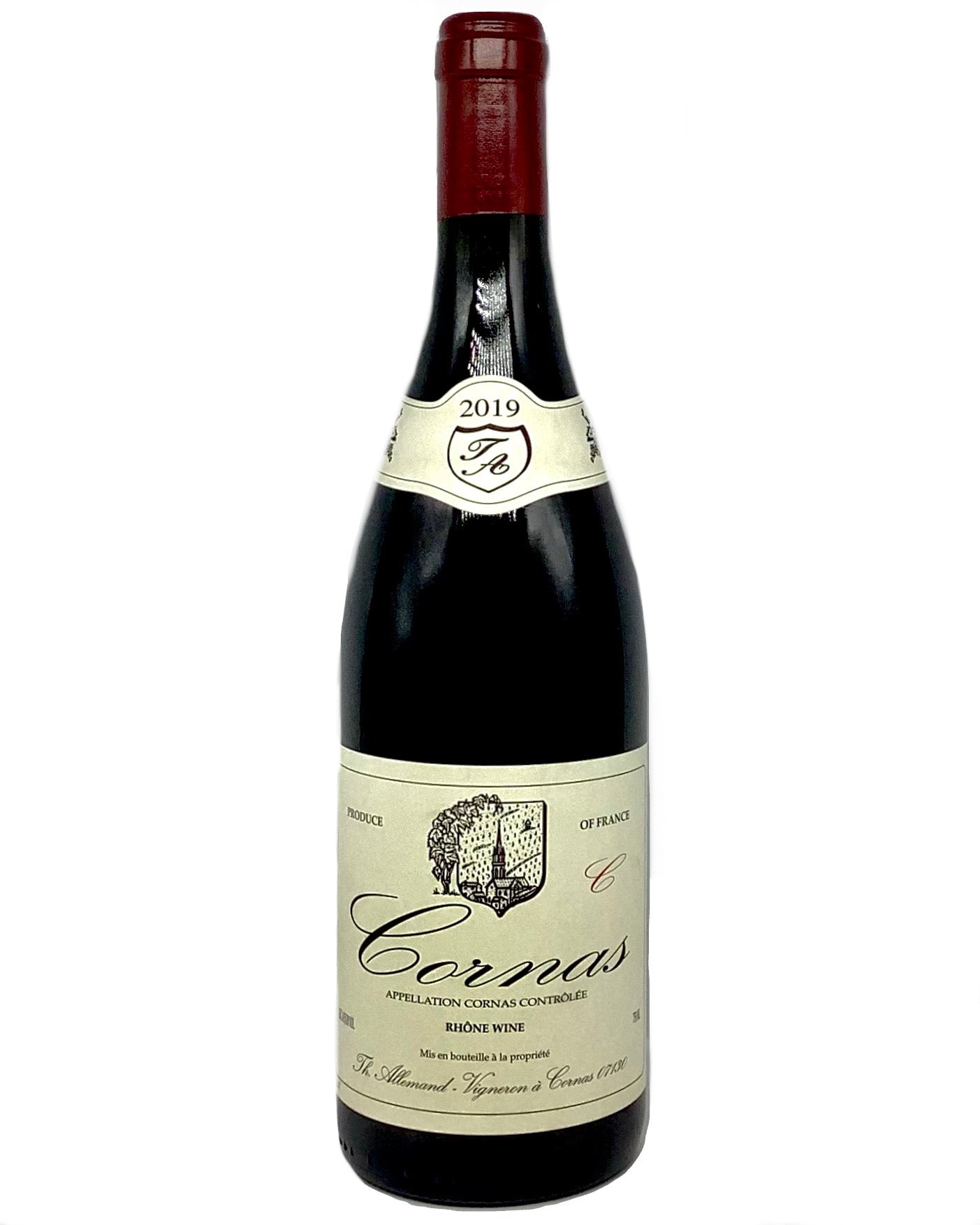 Thierry Allemand, Syrah, Cornas Chaillot, Rhône Valley, France 2019