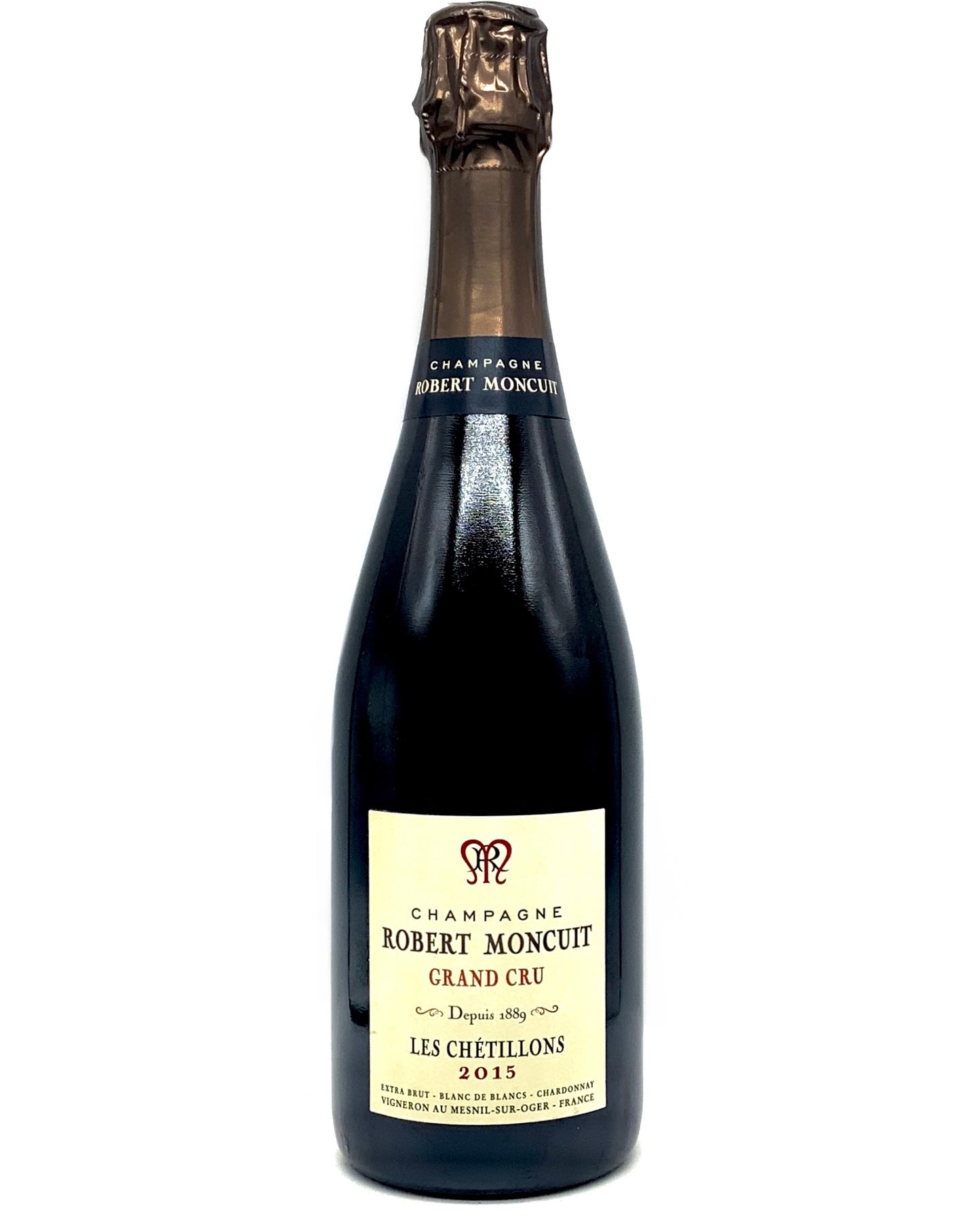 Robert Moncuit Blanc de Blanc Les Chétillons, Mesnil Sur Oger, Cotes de Blancs, Champagne 2015