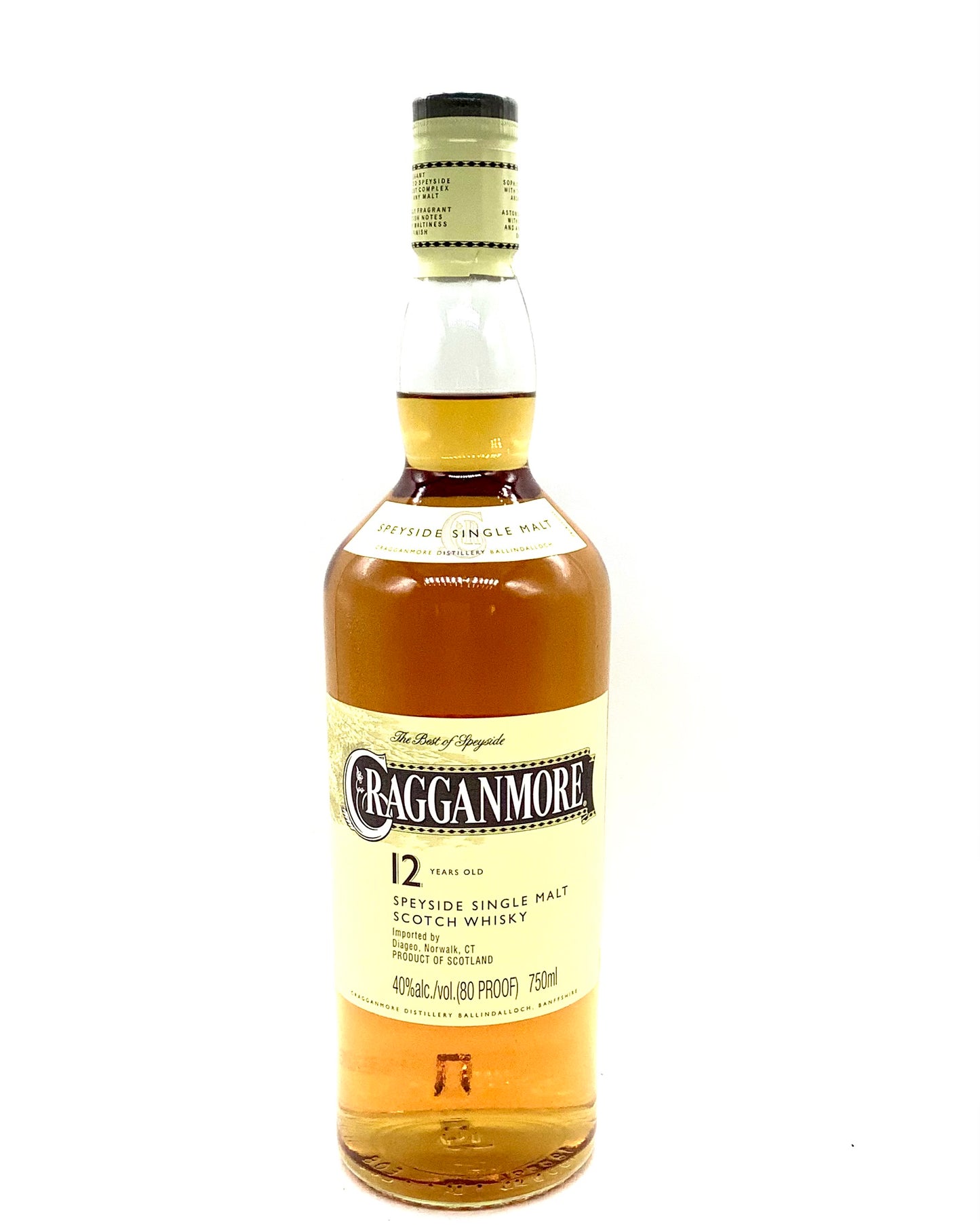 Cragganmore 12 Year Speyside Single Malt Scotch Whisky