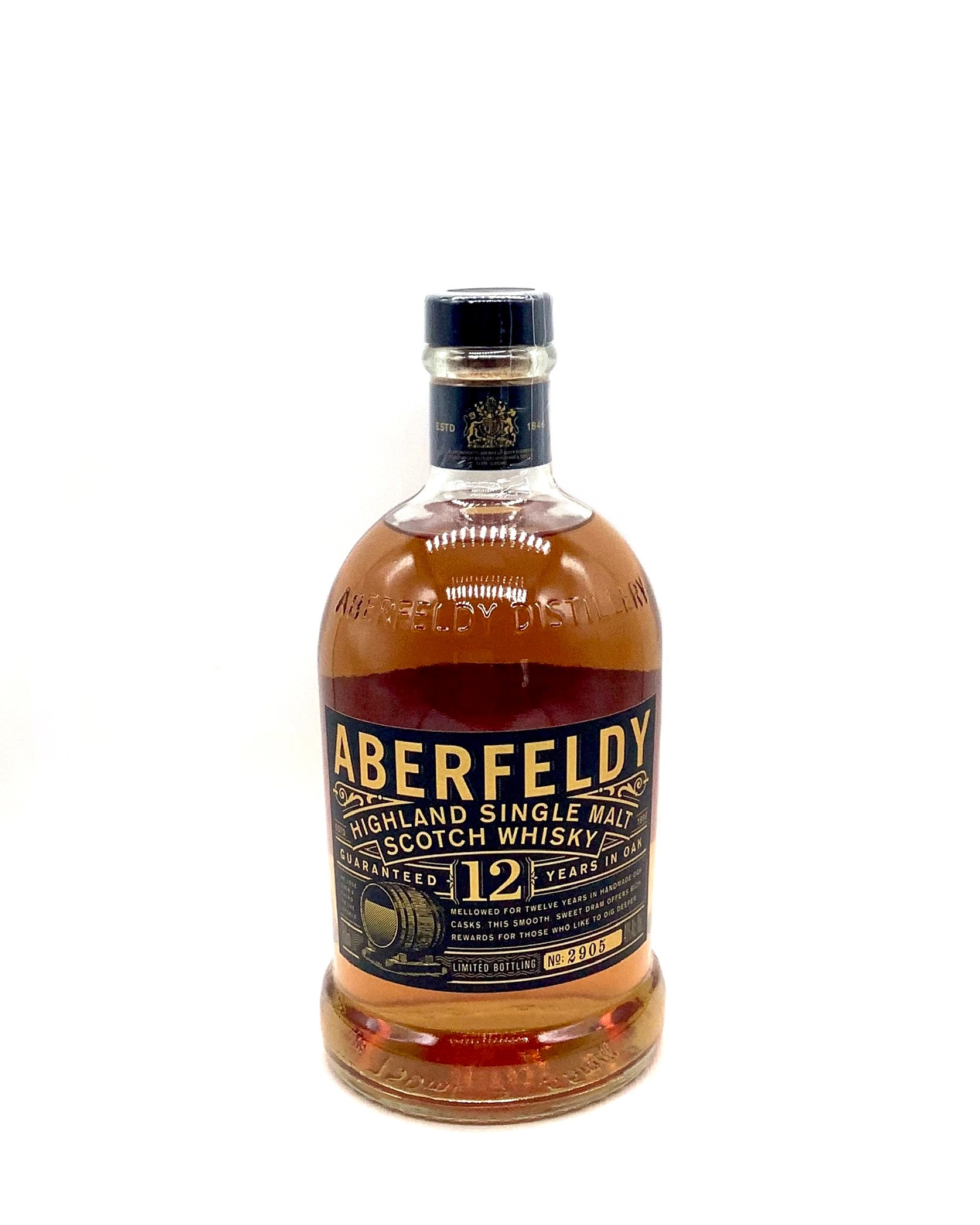 Aberfeldy, 12 Years Highlands Single Malt Scotch Whisky
