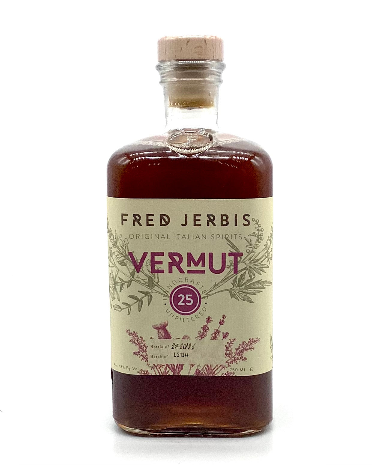 Fred Jerbis Vermut 25 Botanicals 750ml