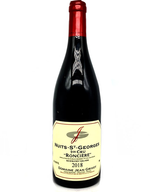 Jean Grivot, Pinot Noir, Nuits St. Georges 1er Cru "Roncière" Côte de Nuits, Burgundy, France 2018