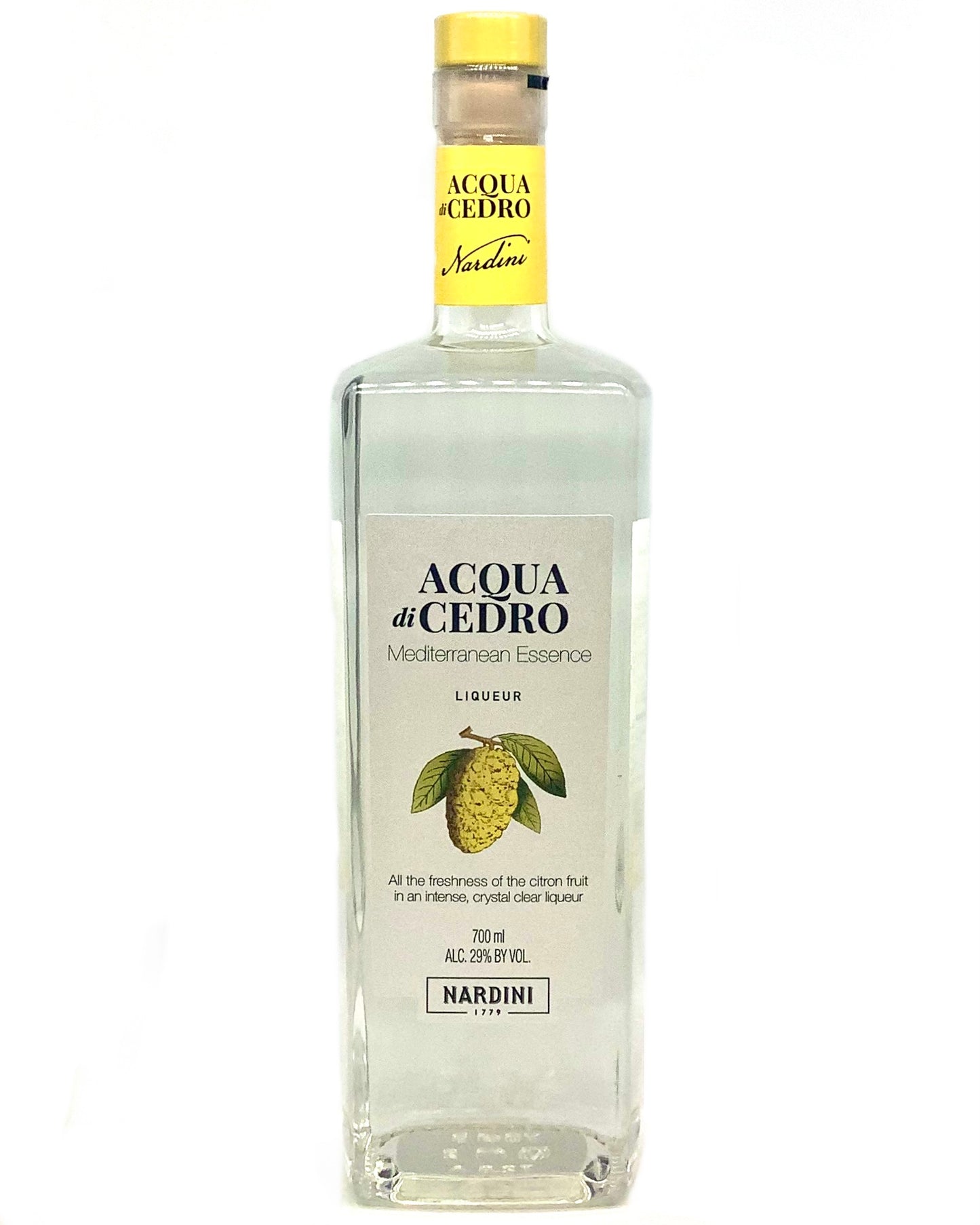 Nardini Acqua di Cedro, Mediterranean Essence Citron Liqueur, Italy 700ml
