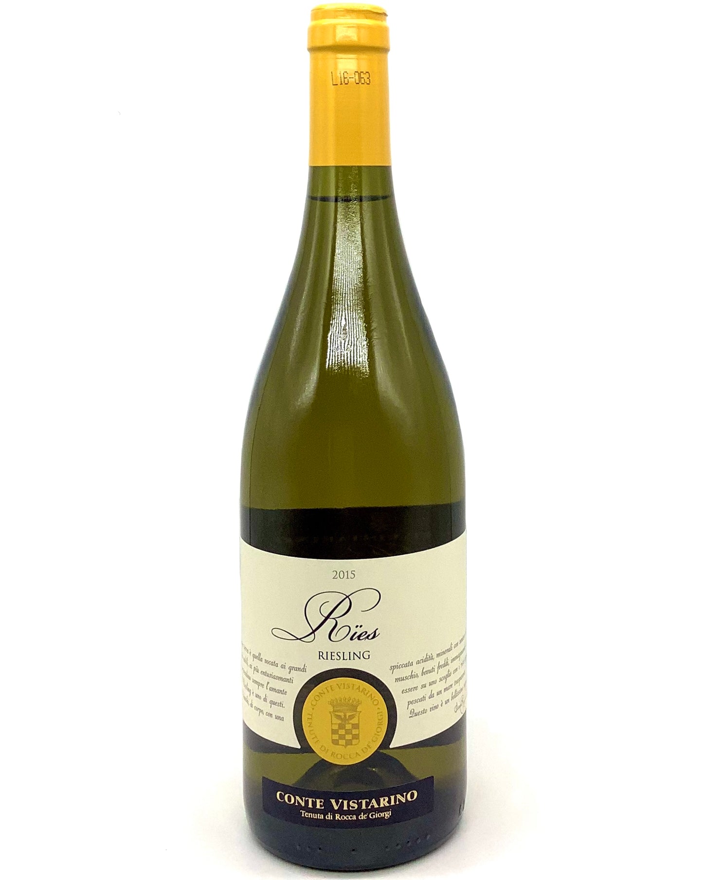 Conte Vistarino, Riesling, Provincia Di Pavia, Lombardy 2015
