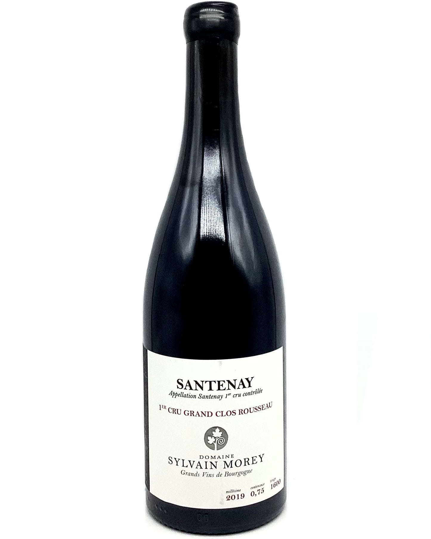 Sylvain Morey, Pinot Noir, Santenay 1er Cru Grand Clos Rousseau, Côte de Beaune, Burgundy, France 2019 newarrival