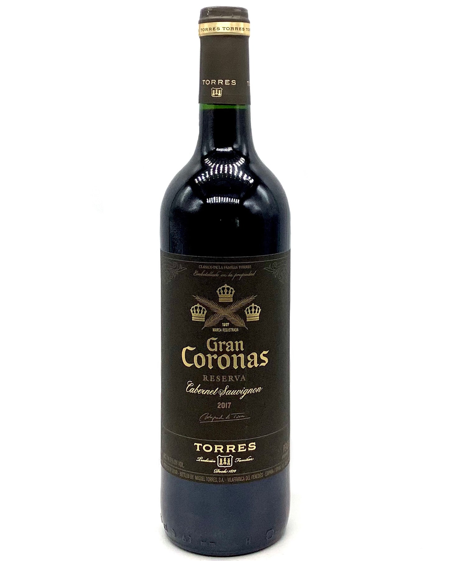 Familia Torres, Cabernet Sauvignon "Gran Coronas" Reserva, Penedès, Spain 2018 newarrival