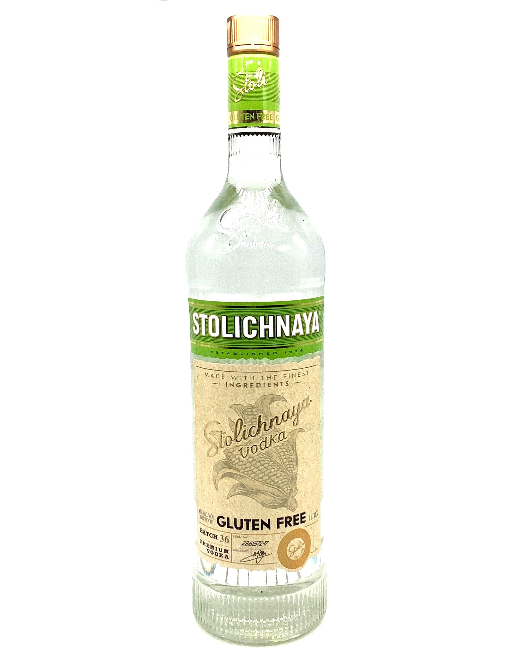 Stolichnaya Gluten Free Vodka 1L