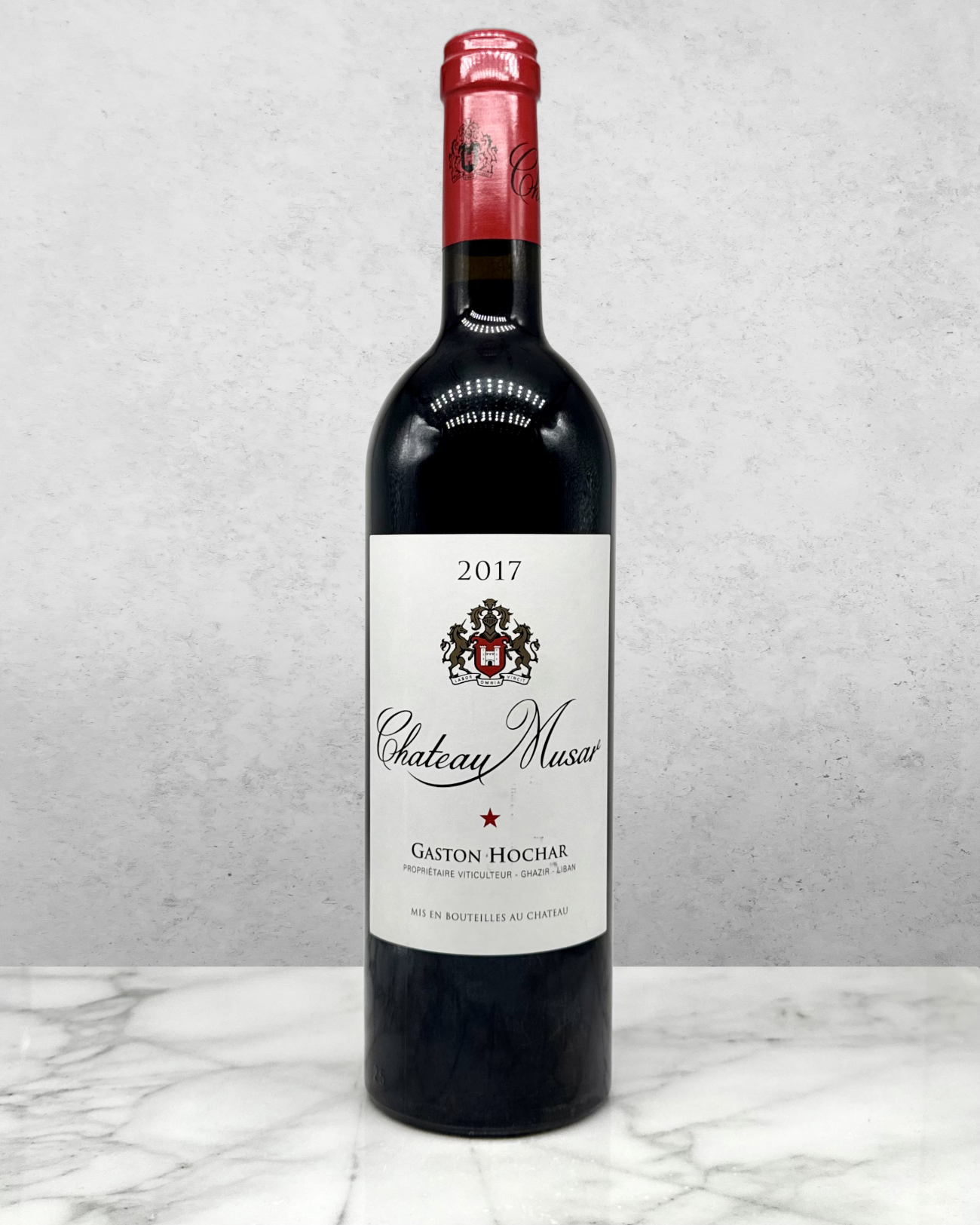Chateau Musar Red, Cabernet Sauvignon/Carignan/Cinsault, Bekaa Valley, Lebanon 2017 organic vegan