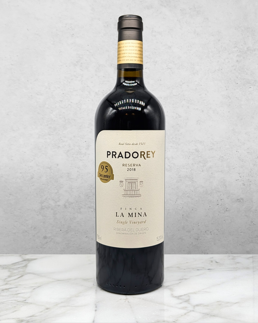 Pradorey, Tempranillo "Finca la Mina" Reserva, Ribera del Duero, Spain 2018 newarrival vegan