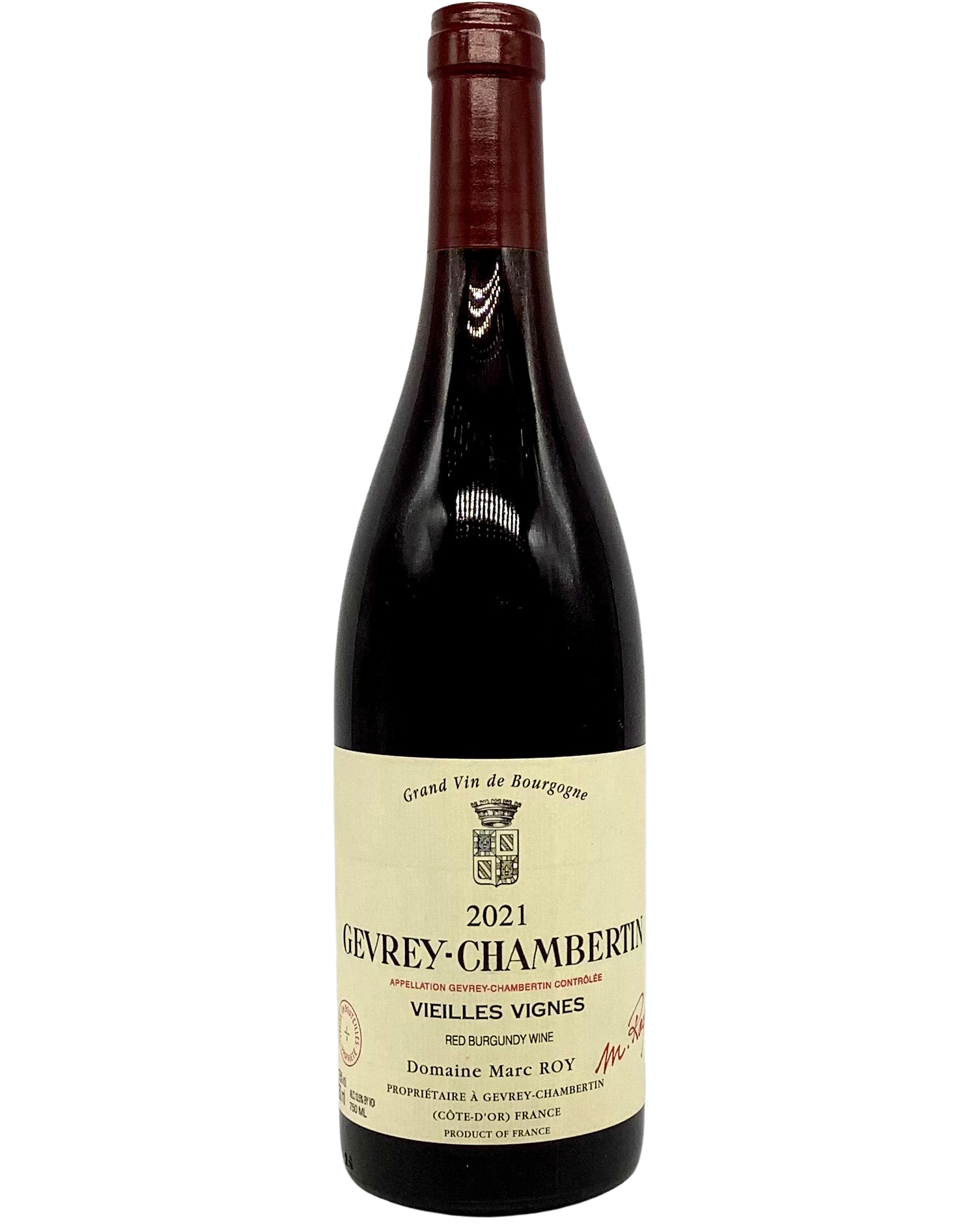 Domaine Marc Roy, Pinot Noir, Gevrey-Chambertin "Vieilles Vignes" Côte de Nuits, Burgundy, France 2021